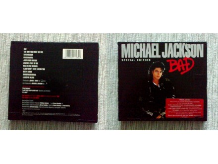 MICHAEL JACKSON - Bad (Special Edition CD) Made in EU