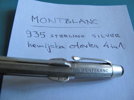MONTBLANC 935 Sterling Silver 4 in 1 - hemijska olovka