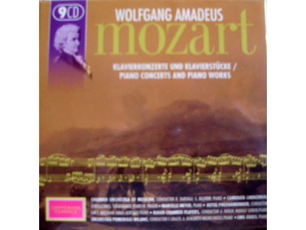 MOZART - PIANO CONCERTS AND PIANO WORKS - 9 CD