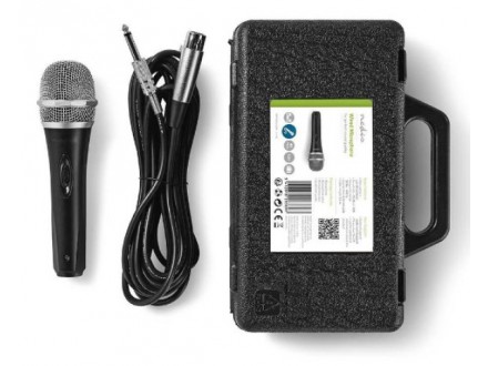 MPWD50CBK Karaoke mikrofon, 6.35mm -72dB+, Sensitivity, 50Hz-15kHz, 5.0m + Kofer