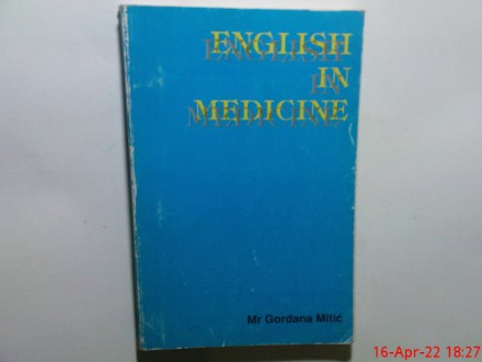 MR. GORDANA MITIC - ENGLISH IN MEDICINE