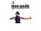 MSD dvostruka kružna, elastična traka za vežbanje, crvena