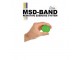 MSD silikonska loptica za jačanje šake, zelena slika 1