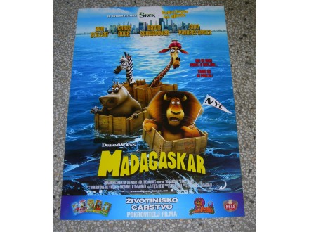Madagaskar, crtani - filmski plakat