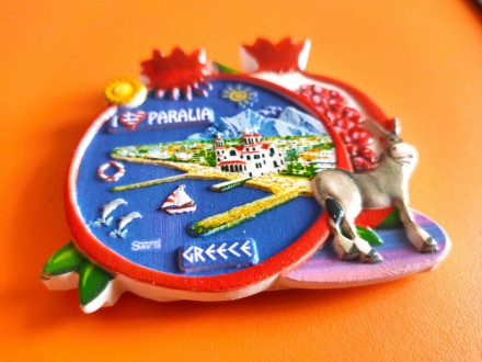 Magnet za frižider Grčka Paralija oblast Pieria magarac