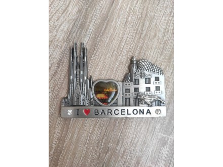 Magnet za frižider Španija Barselona metalni