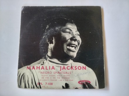 Mahalia Jackson - Negro Spirituals Vol2 France 1955