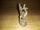 Mala Figurica od Metala Divlja Patka na Drvetu Italy slika 2