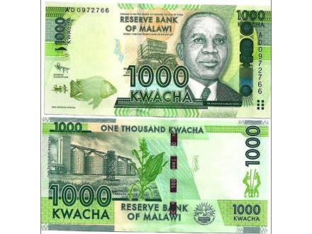 Malawi 1000 Kwacha 2012. UNC.
