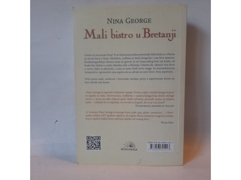 Mali bistro u Bretanji - Nina George NOVO