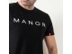 Manor underwear crna muška majica sa printom slika 3