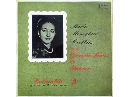 Maria Meneghini Callas Sings Operatic Arias By Puccini