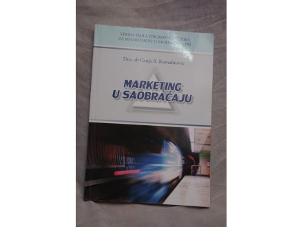 Marketing u saobracaju - Dr Gruja Kostadinovic