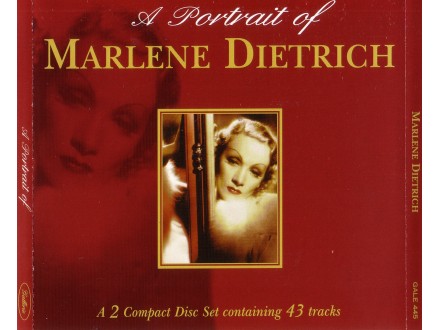 Marlene Dietrich - A Portrait Of 2xCD