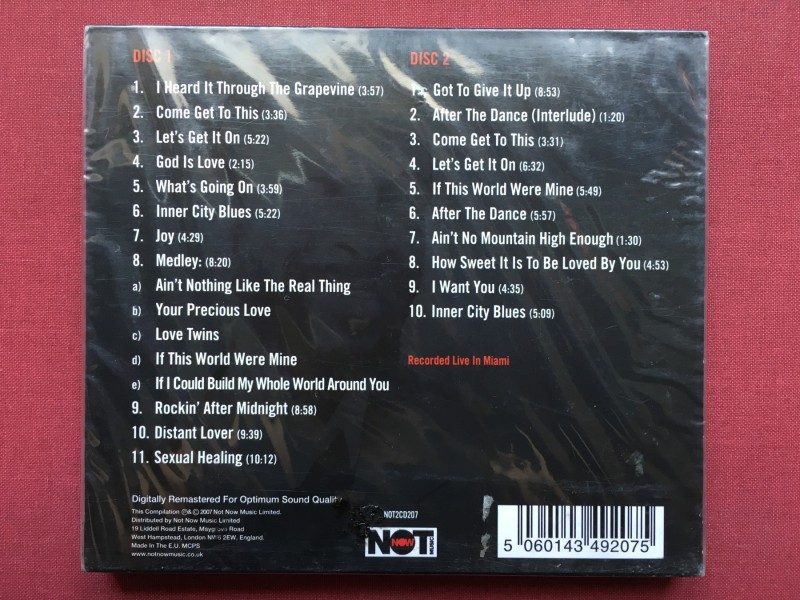 Marvin Gaye - LET`S GET IT ON Live 2CD   2007