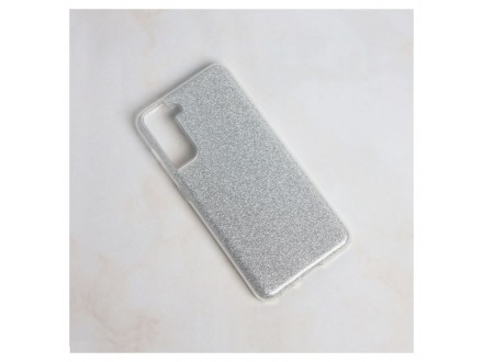 Maskica Crystal Dust za Samsung G991B Galaxy S21 srebrna