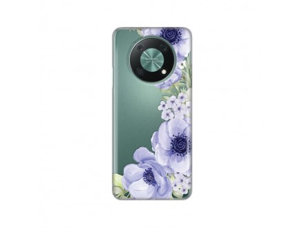 Maskica Silikonska Print Skin za Huawei Nova Y90 Blue Roses