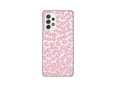 Maskica Silikonska Print Skin za Samsung A525F/A526B/A528B Galaxy A52 4G/A52 5G/A52s 5G Pink Cheetah