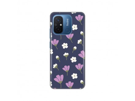 Maskica Silikonska Print Skin za Xiaomi Redmi 12C Spring flowers