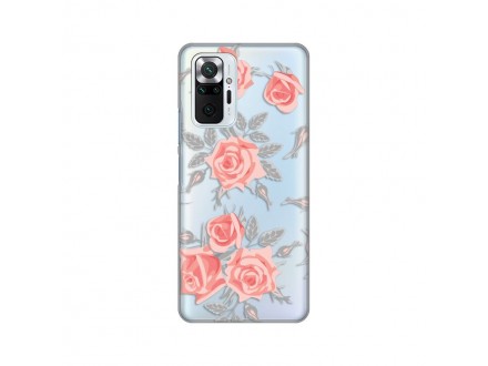 Maskica Silikonska Print Skin za Xiaomi Redmi Note 10 Pro/10 Pro Max Elegant Roses