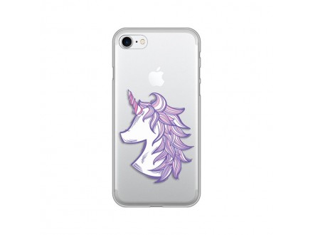 Maskica Silikonska Print Skin za iPhone 7/8/SE 2020/2022 Purple Unicorn