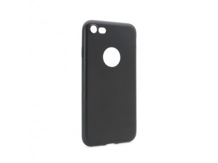 Maskica silikonska Skin za iPhone 8 mat crna (sa otvorom za logo)