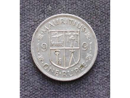 Mauricijus 1 rupija 1991