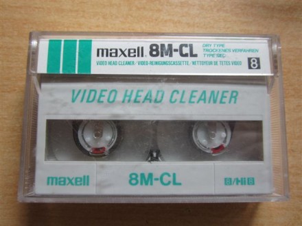 Maxell 8M-CL Video Head Cleaner kaseta