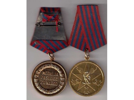 Medalja zasluge za narod 1 kom