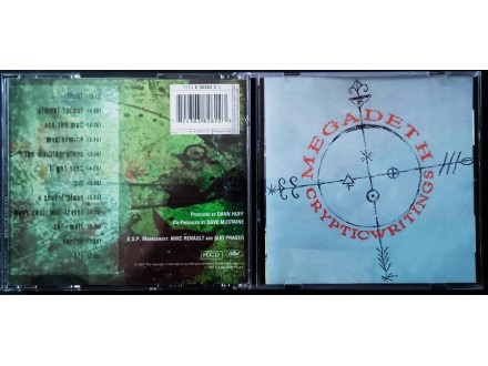 Megadeth-Cryptic Writings CD