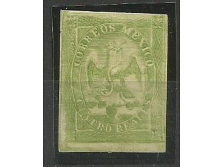 Meksiko,Redovna-Grb 4 R 1864.,čisto