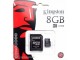 Memorijska kartica Kingston MicroSDHC 8GB + SD adapter SDC4/8GB slika 1