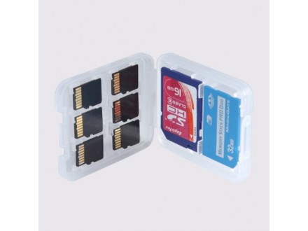 Memory card box, za odlaganje memorijskih kartica