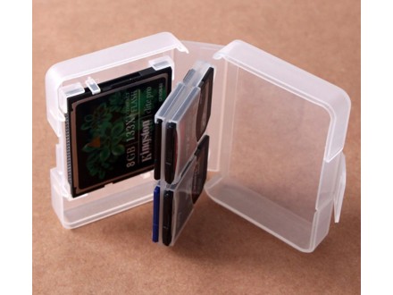 Memory card box, za odlaganje memorijskih kartica