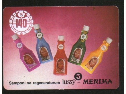 Merima Kruševac, šamponi Lussy, 1980.