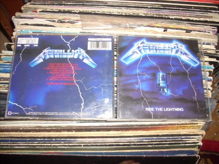 Metallica – Ride The Lightning CD Vertigo France 1989.