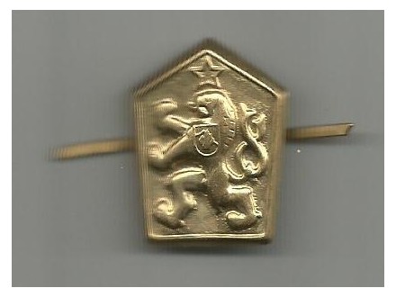 Metalna oznaka za beretku Cehoslovacke Vojske