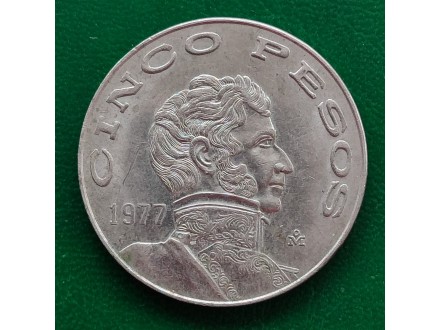 Mexico CINCO PESOS 1977