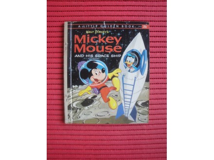 Mickey Mouse and his space ship