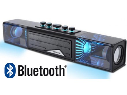 Microlab MS213C Bluetooth speaker soundbar 2x15W, USB, SD, AUX, LED/black