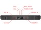 Microlab Onebar04 LED Bluetooth speaker soundbar 2x20W, AUX, Optical, Coaxial, Daljinski, black slika 2