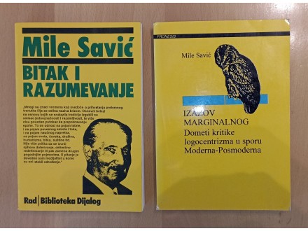 Mile Savić – 2 retke knjige!