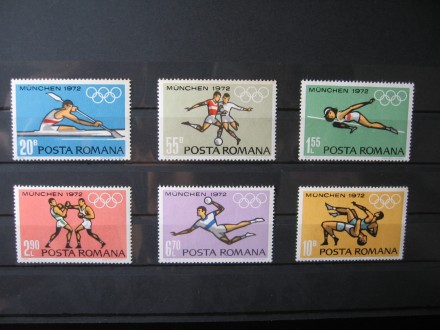 Minhen 1972 Olimpijada Serija Cisto**   (2976)