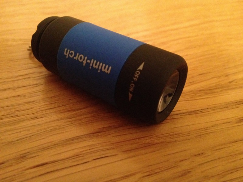 Mini USB LED baterijska lampa - PLAVA