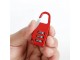 Mini katanac za kofer (sa šifrom) - crvene boje slika 1