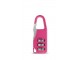 Mini katanac za ranac ili kofer (sa šifrom) - roze boje slika 1