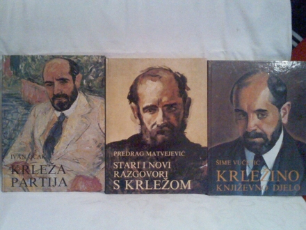 Mioraslav Krleža, tri knjige    NOVE KNJIGE