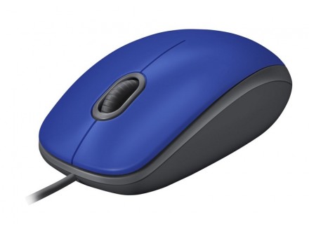 Miš Logitech M110 Silent Optical Corded Mouse, Top Blue, New