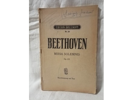 Missa solemnis,Beethoven