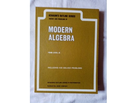 Modern Algebra - Frank Ayres, JR